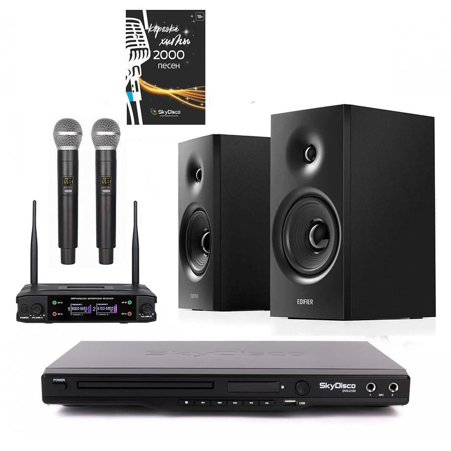 Комплект караоке для дома SkyDisco Karaoke Home Set 4+R1042BT ...