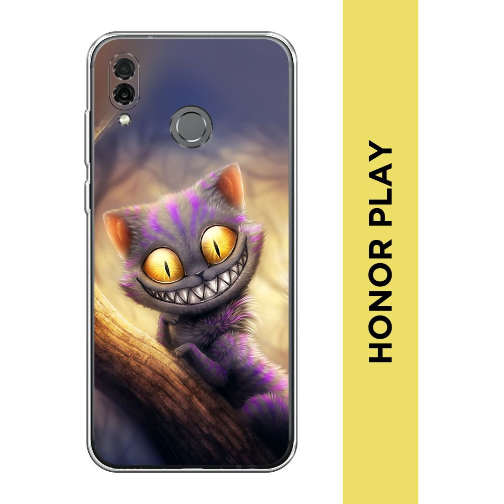 Силиконовый чехол на Honor Play / Хонор Плэй "Cheshire Cat" #1