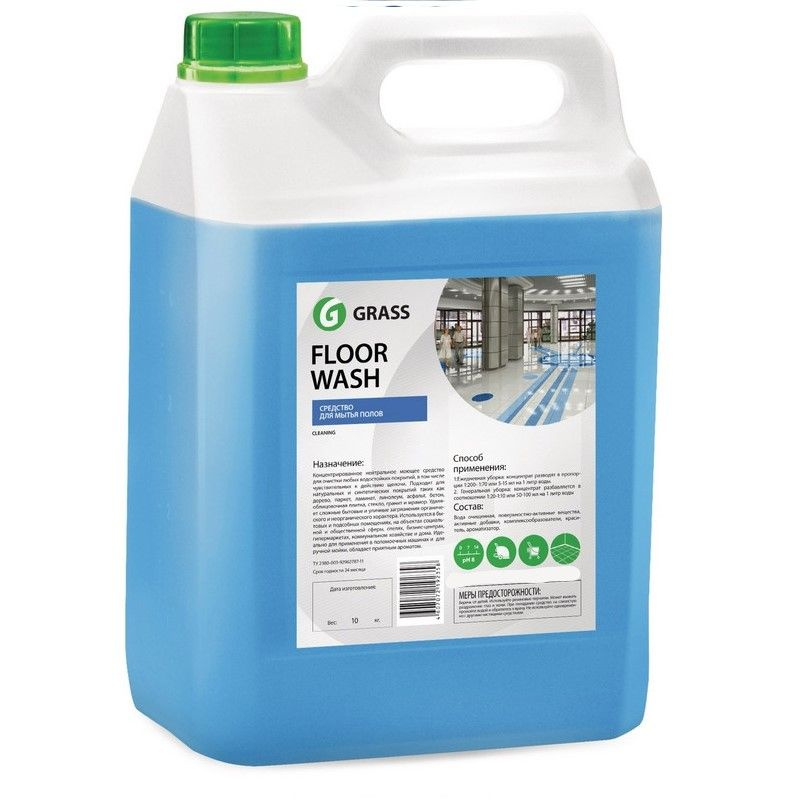 GraSS Средство для мытья пола Floor Wash 5 кг, профессиональное нейтральное, ручная/автомойка  #1