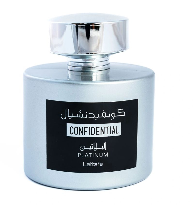 Арабские духи Lattafa Confidential Private Platinum Комфиденшиал Прайват Платинум, унисекс древесные, #1