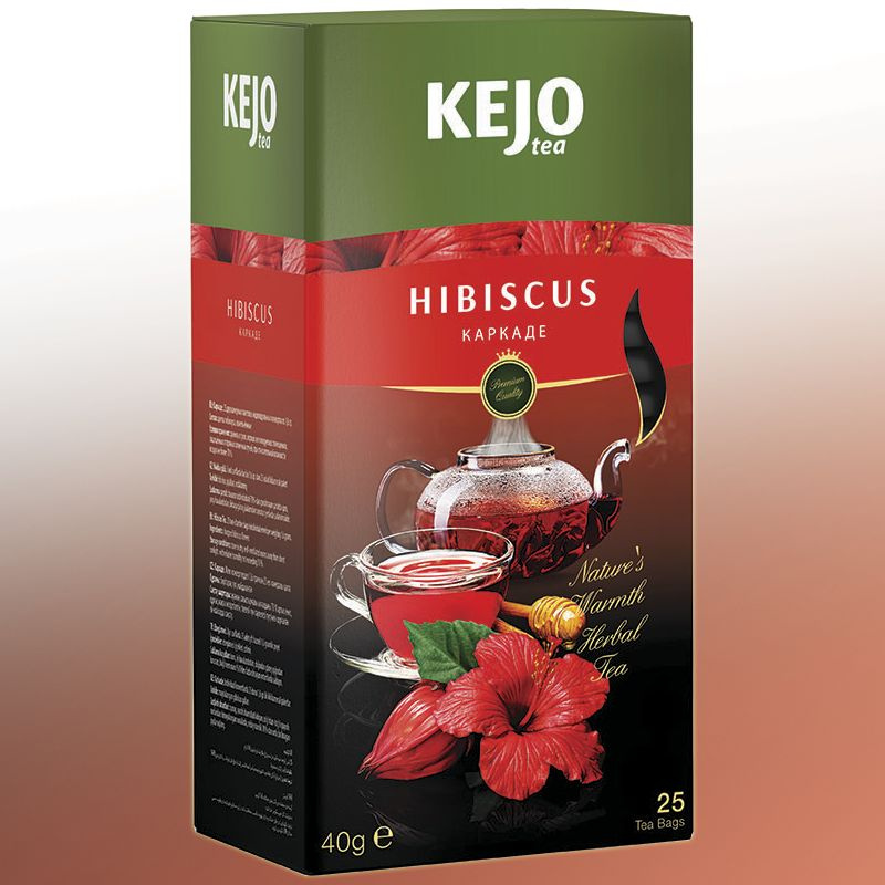 Чай в пакетиках HIBISCUS (КАРКАДЕ) 25 пак / KEJO (КЕЖО) #1