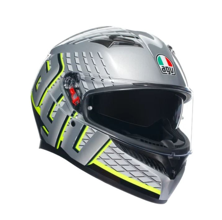 Шлем AGV K3 E2206 MPLK Fortify Grey/Black/Yellow-Fluo S #1