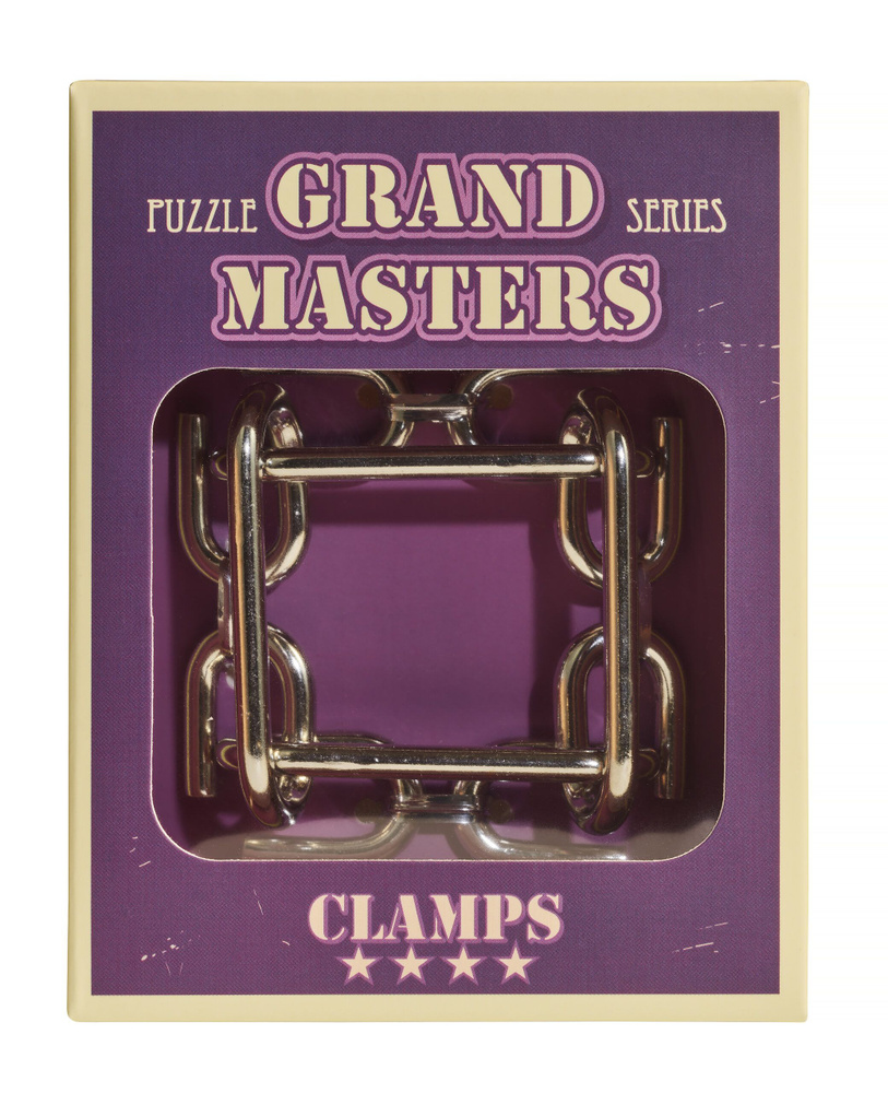 Головоломка Клипсы (фиолетовый) / Puzzle Clamps (Purple) Grand Masters Series  #1