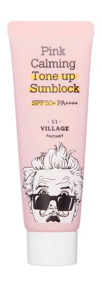 Защита от солнца Village 11 Factory Pink Calming Sun Block SPF 50 Pa++++ #1