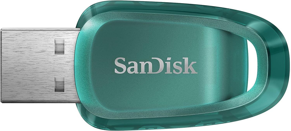 Флеш-накопитель SanDisk Ultra Eco 256GB USB 3.2 морская волна (SDCZ96-256G-G46)  #1