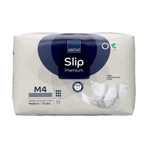 Подгузники для взрослых Abena Slip Premium M4 (ночные), объем талии 70-110 см, 21 шт.  #1