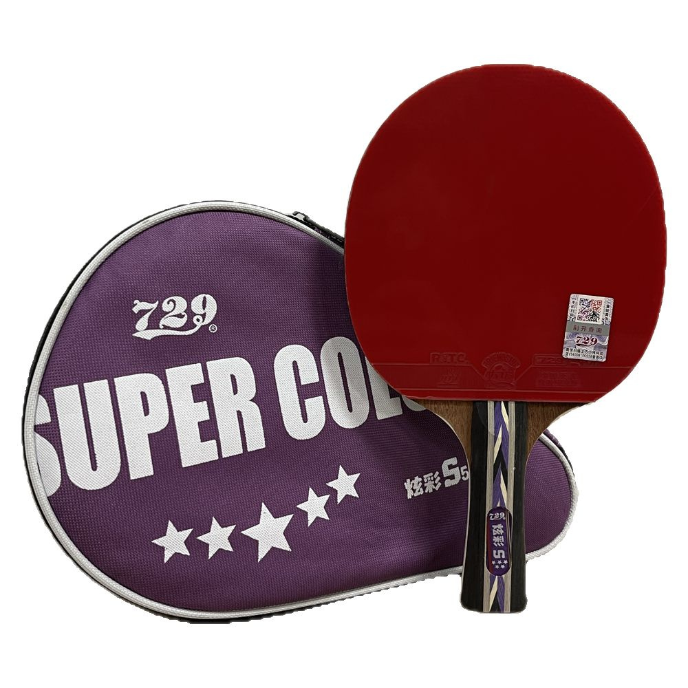 Ракетка для настольного тенниса SUPER COLOR 5 STAR c чехлом #1