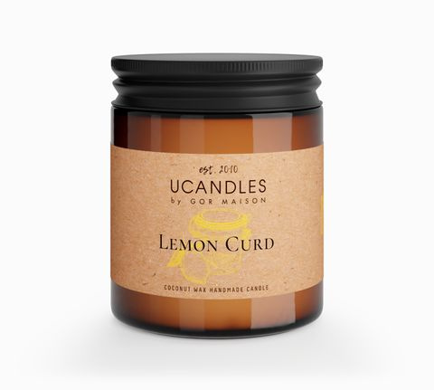 Свеча ароматическая Лимонный заварной крем UCANDLES Lemon Curd #1