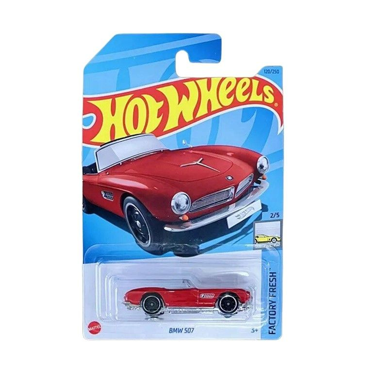 HKK77 Машинка металлическая игрушка Hot Wheels коллекционная модель BMW 507 красный  #1