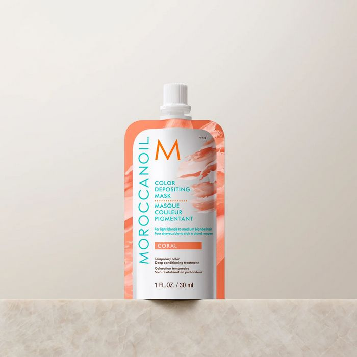 Тонирующая маска Moroccanoil Корал Color Depositing Mask Coral купить