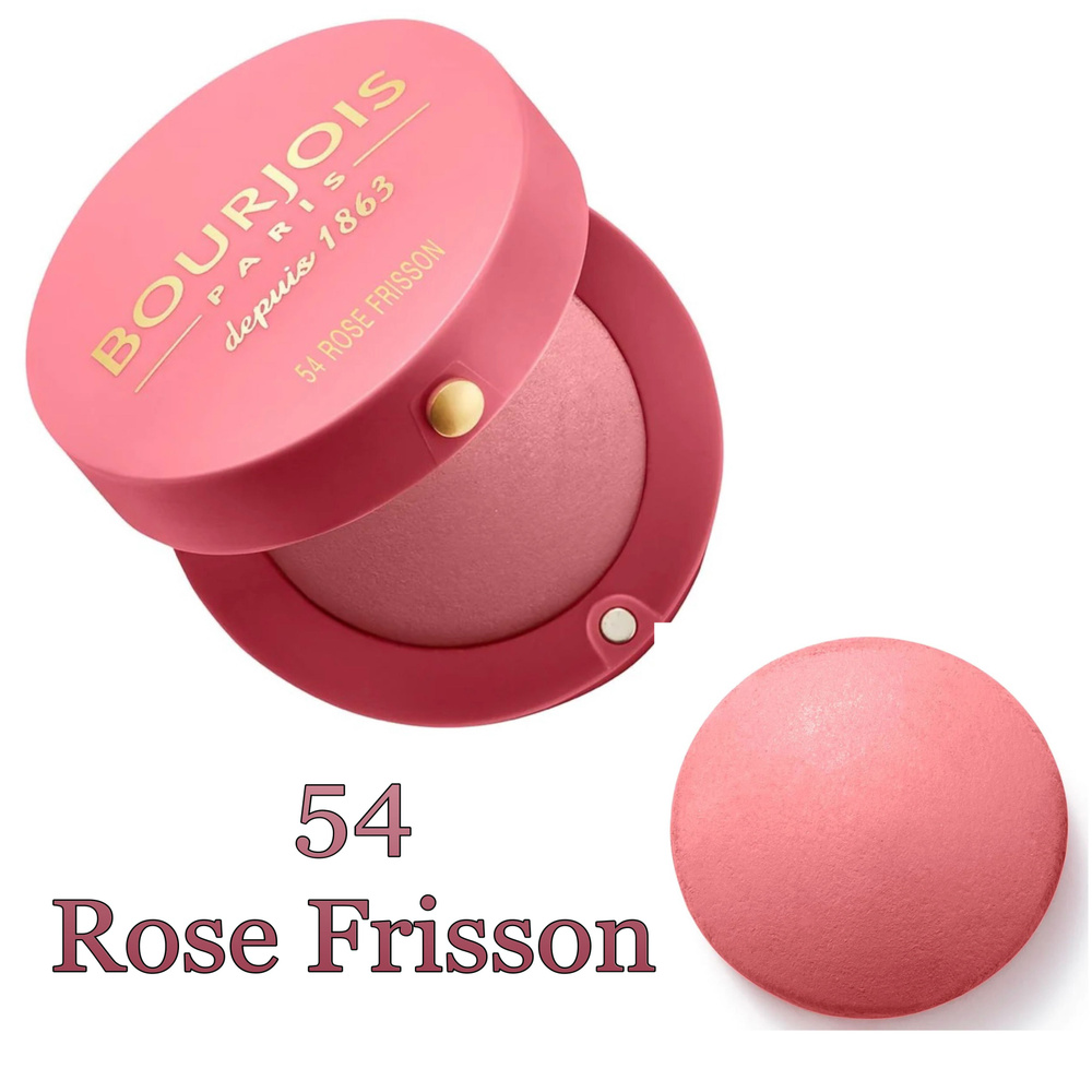 Румяна Bourjois Blusher, оттенок 54 Rose Frisson, 2,5 г #1