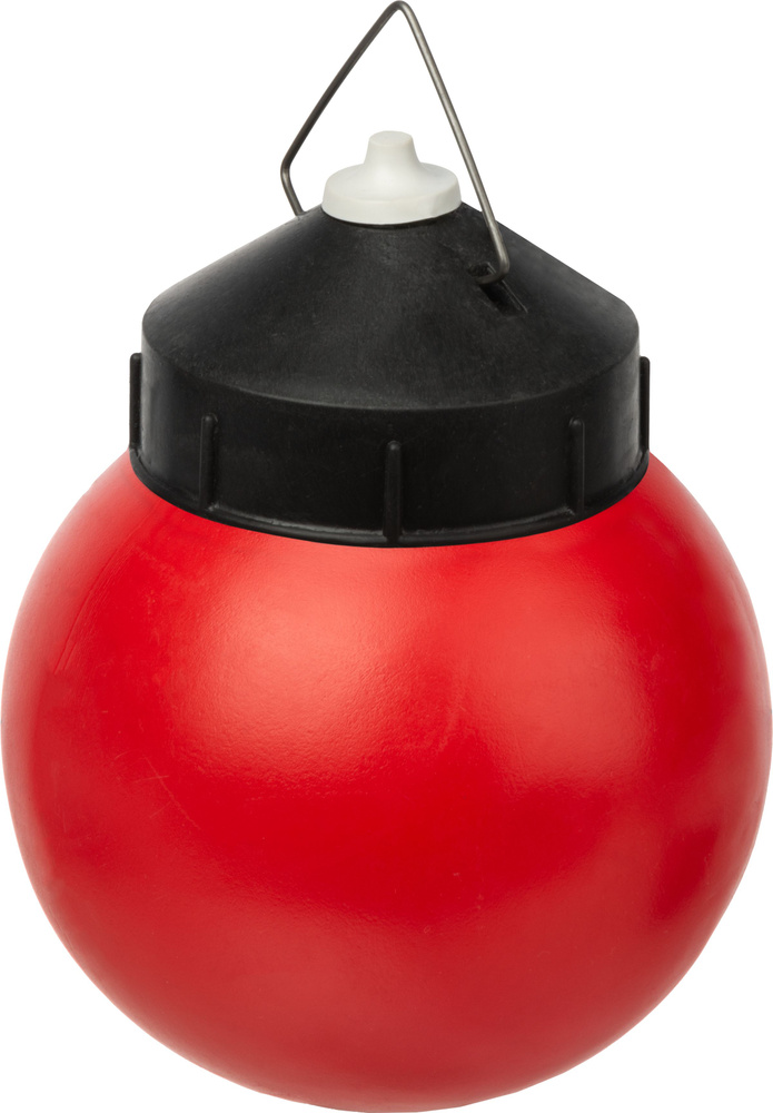Светильник потолочный утилитарный IP44 цвет красный #1