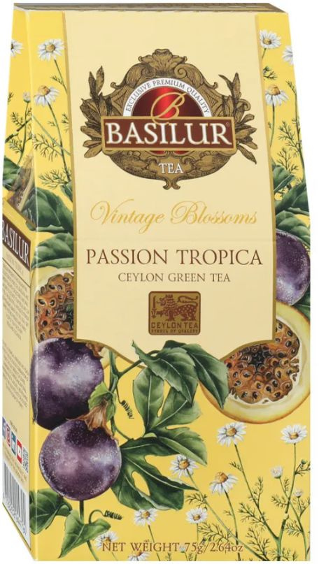 Зеленый чай Basilur Passion Tropica, 75 гр #1