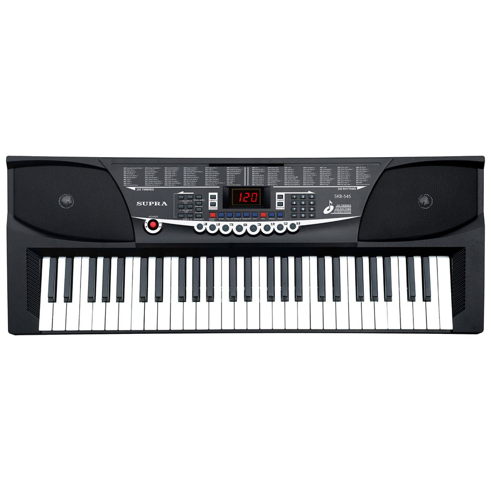 Синтезатор электронный SUPRA SKB-545 цифровой, 54 клавиши, вход для микрофона, запись и воспроизведение. #1