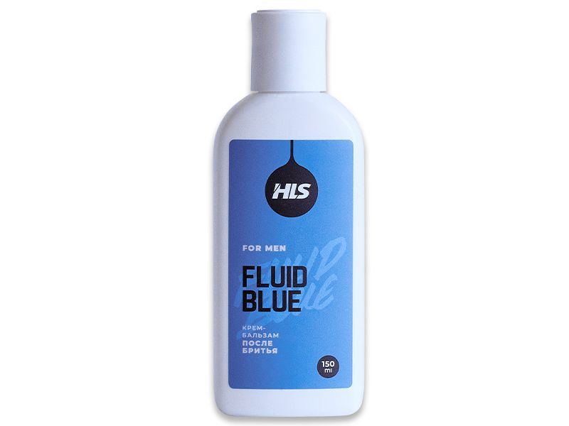 Крем-бальзам после бритья (спиртовой) HLS "FLUID BLUE" 150мл #1