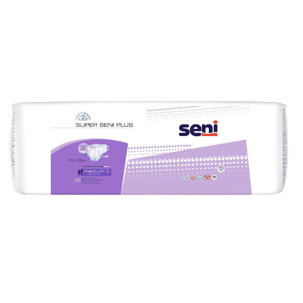 Super Seni Plus medium Подгузники дышащие для взрослых 30 шт #1