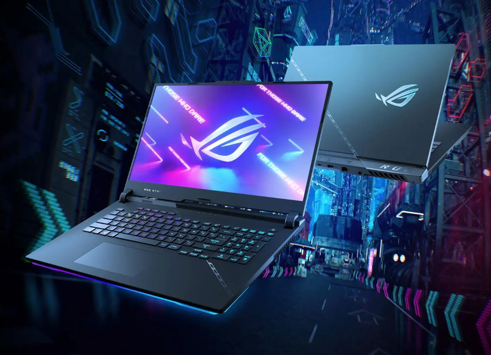 ASUS rog strix scar Игровой ноутбук 17.3", AMD Ryzen 9 7945HX, RAM 32 ГБ, SSD 1000 ГБ, NVIDIA GeForce #1