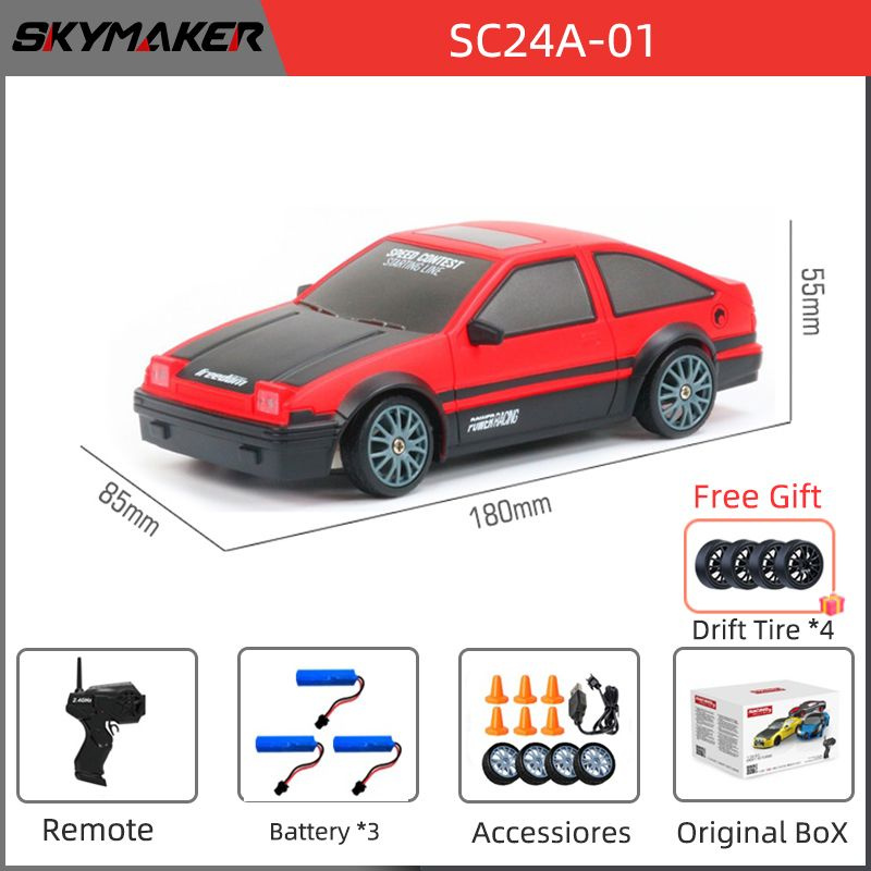 большие машины на пульте управления 4wd rc drift car 1/24 - купить с ...