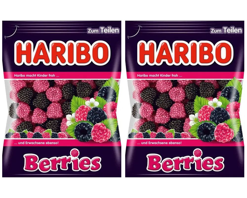 Жевательный мармелад Haribo Berries, 2 шт по 175г #1