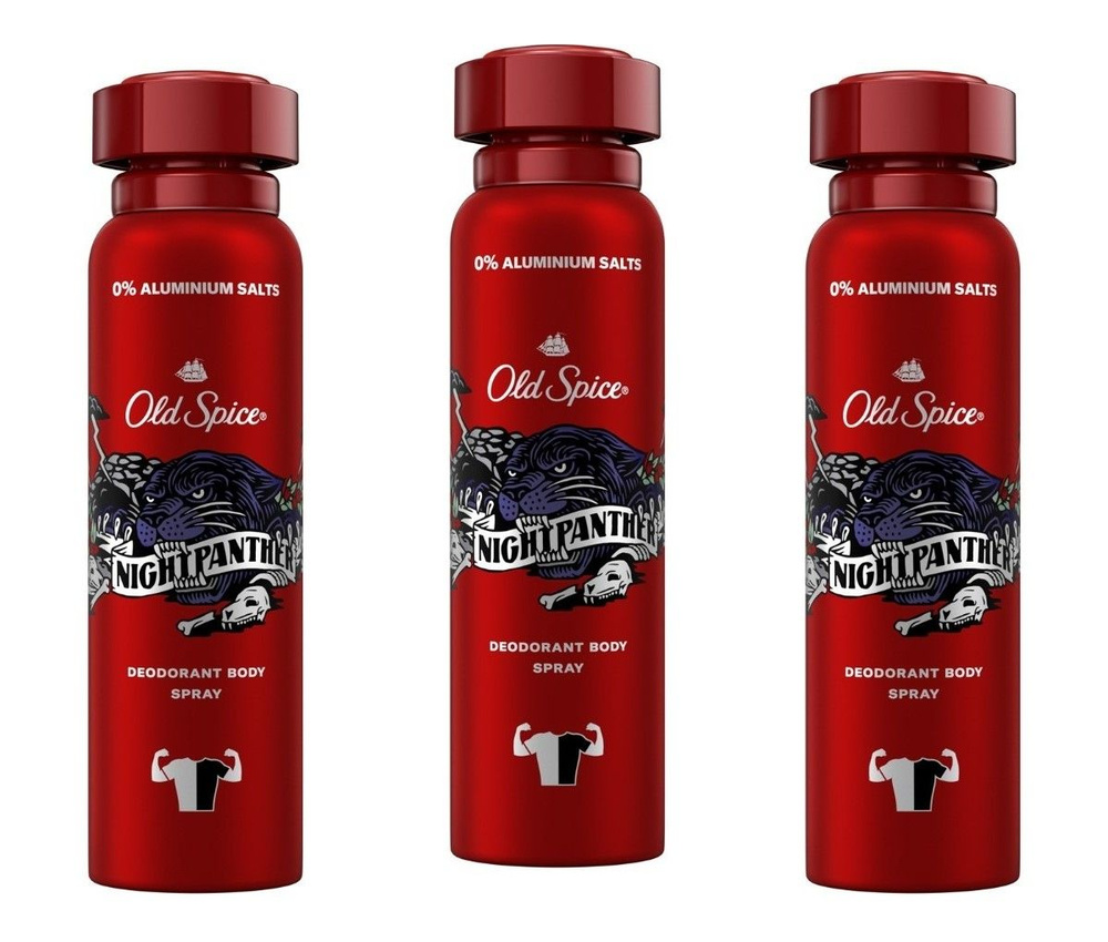 Old Spice Дезодорант мужской Nightpanther, 150 мл, 3 шт #1