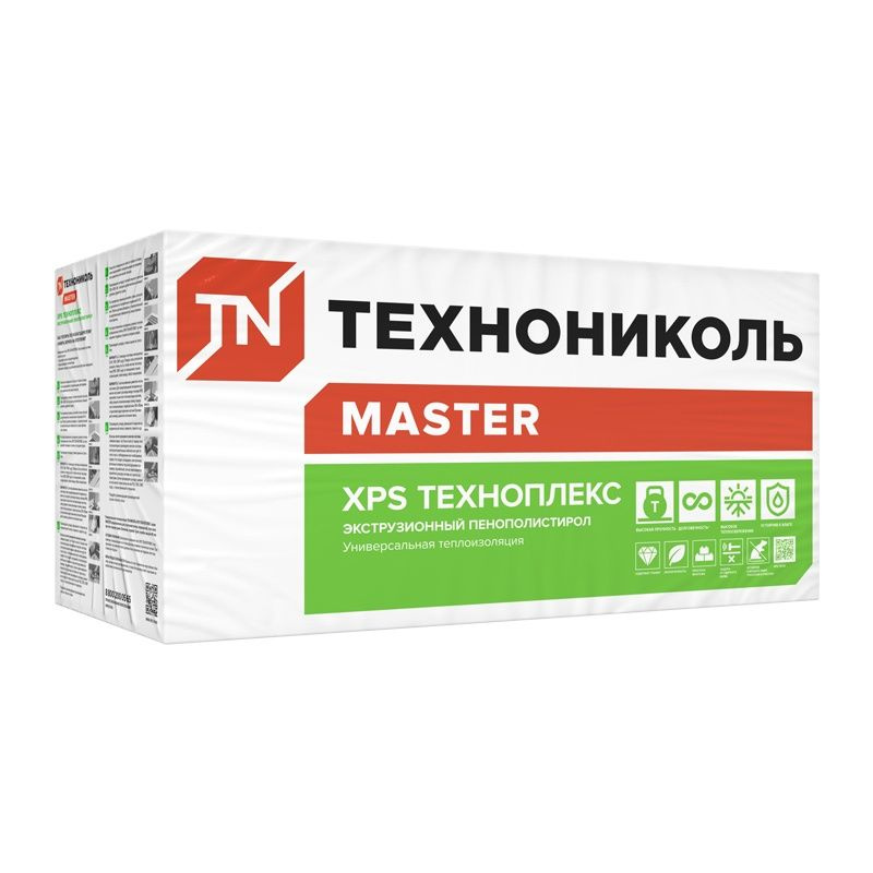 Утеплитель ТЕХНОНИКОЛЬ Техноплекс 30х580х1180 мм, 13 плит в 1 упаковке  #1