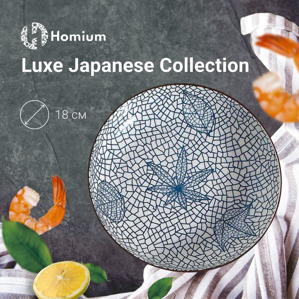 Тарелка десертная керамическая Homium Japanese Collection, D17,5 см, 1 шт  #1