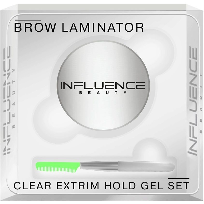 INFLUENCE BEAUTY Гель для бровей Brow Laminator Прозрачный, 4,5 г #1