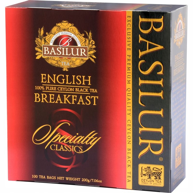 Чай черный BASILUR English Breakfast .100 пакетиков, Шри-Ланка #1