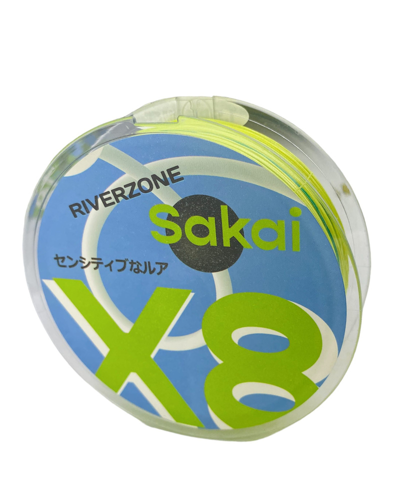 Шнур Riverzone Sakai X8 PE 1.5 150м Green #1