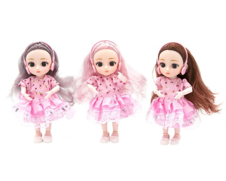 Кукла ВП 2629-3 (шарнирная) (розовое платье) GR.ККУ5598 #1