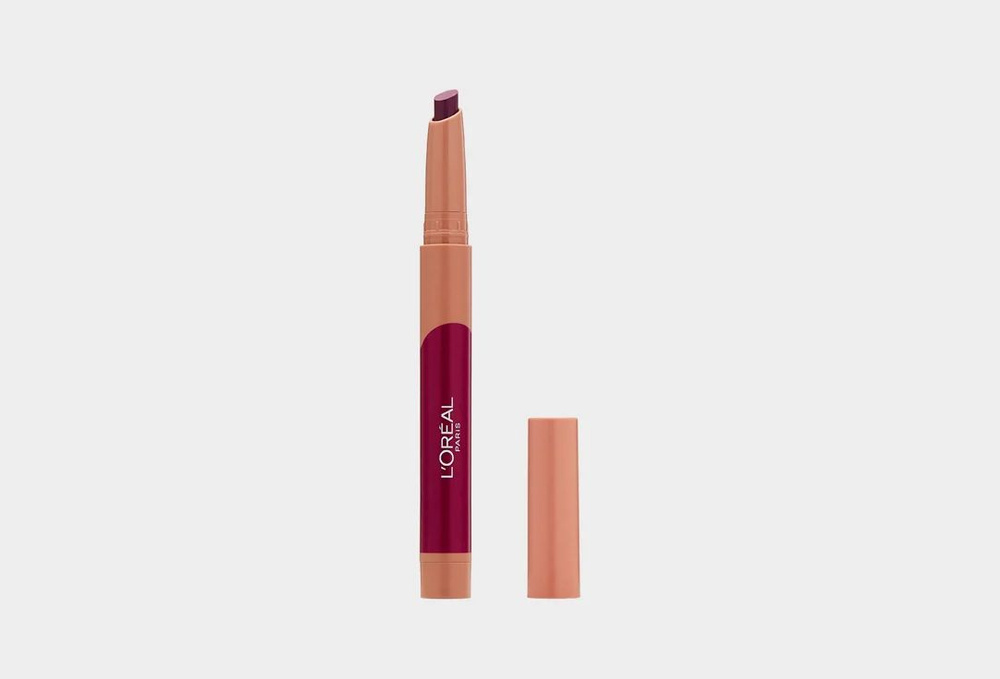 L'OREAL PARIS infaillible matte lip crayon оттенок 114 фиолетовый #1