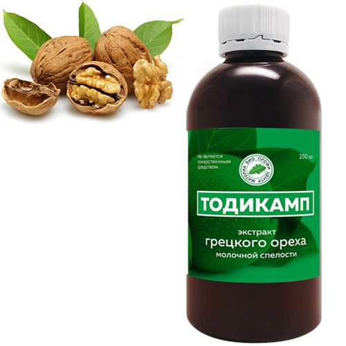 Тодикамп (зеленый грецкий орех), 250 мл. #1