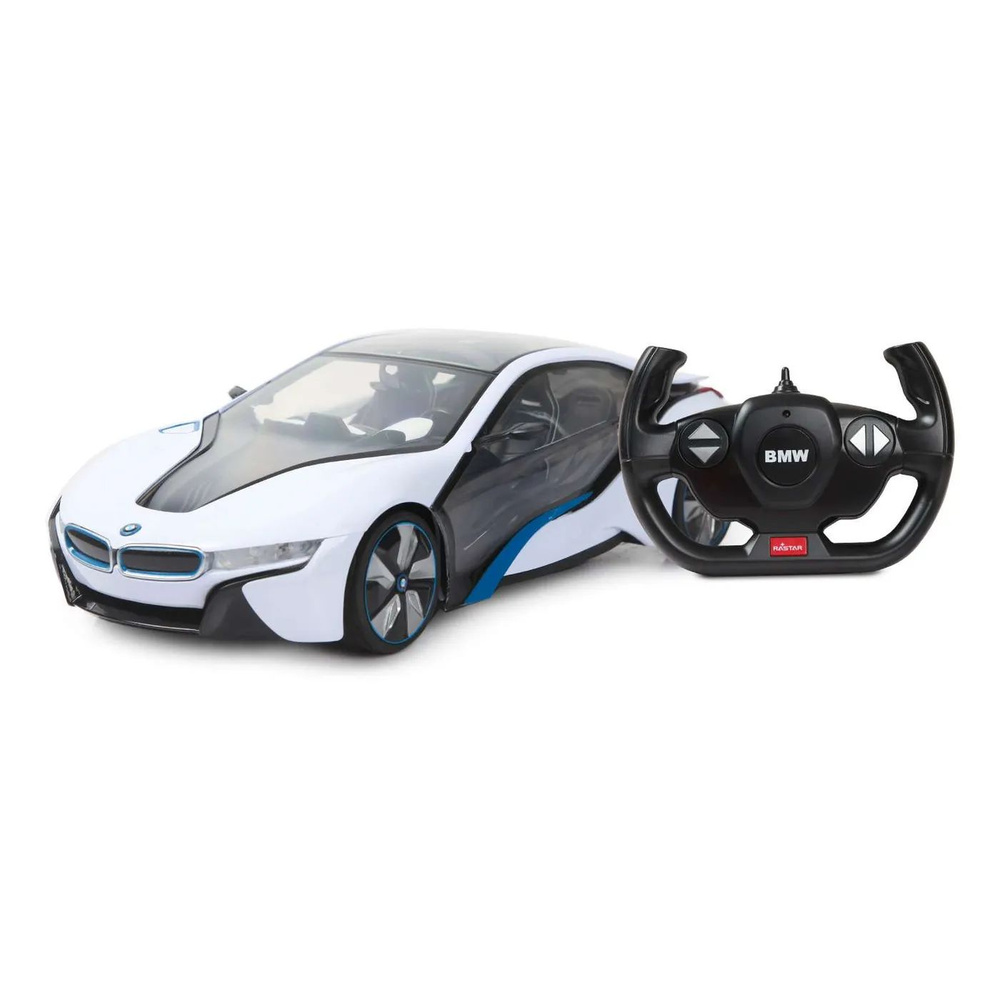 Машина Rastar РУ 1:14 BMW i8 Белая 49600-11 #1