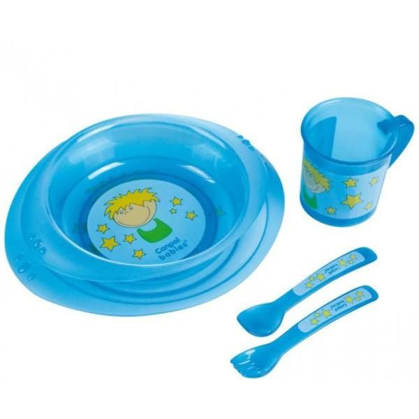 Canpol Набор детской посуды 5-ть предметов Голубой #1