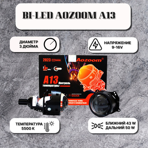 Модуль билед Aozoom A13 Series светодиодный, 2 шт. #1