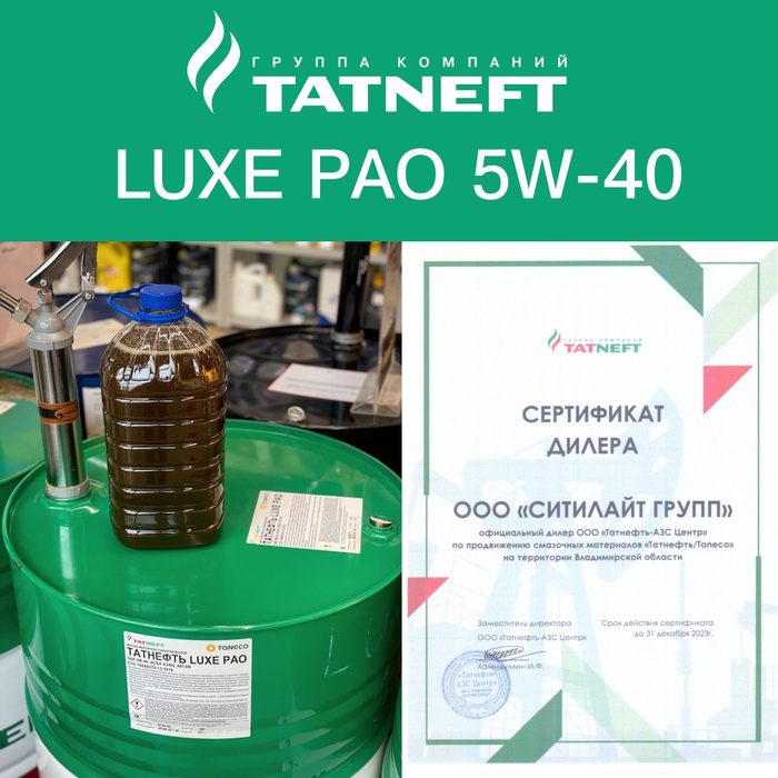 TATNEFT Pao 5w-40 полусинтетическое. Масло Petrogen Pao 5w40.