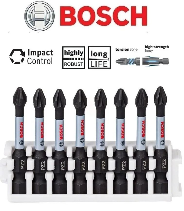 Bosch impact control. Цанга бош 8 мм. Набор бит для шуруповерта Impact Control, 36 шт. 2608522365. Головки Bosch.