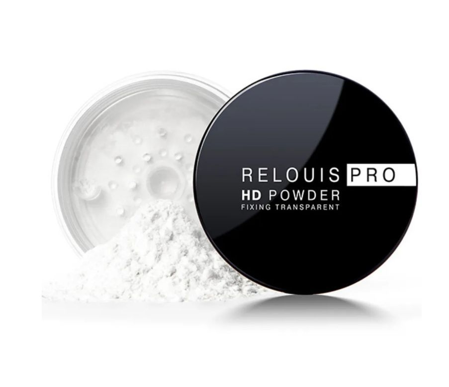 RELOUIS Пудра для лица фиксирующая прозрачная PRO HD POWDER матирующая 10 г Специальные абсорбирующие компоненты в составе пудры поглощают себум, предотвращая появление жирного блеска, фиксируют макияж и продлевают его стойкость