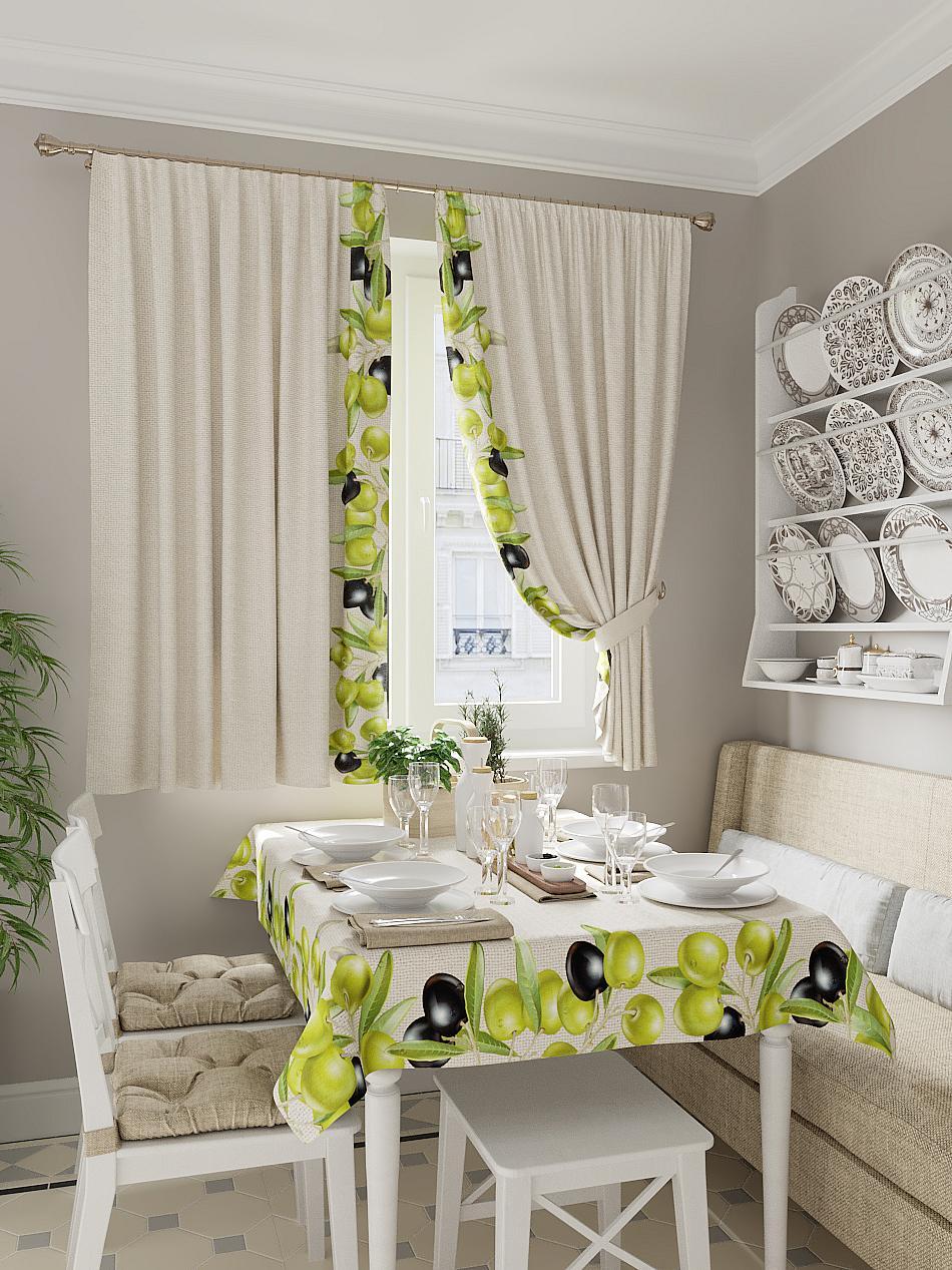 ШторадлякухниHELGAМитонисВысота180смШирина150см.Портьера150х180см-2шт.