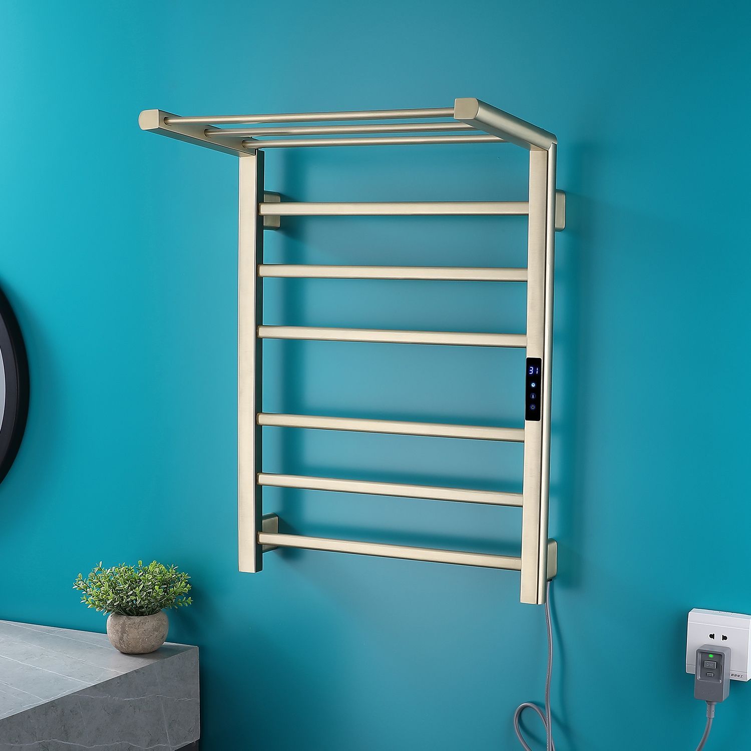 Полотенцесушитель Электрический Sunny coco 500мм 650мм форма Лесенка ...