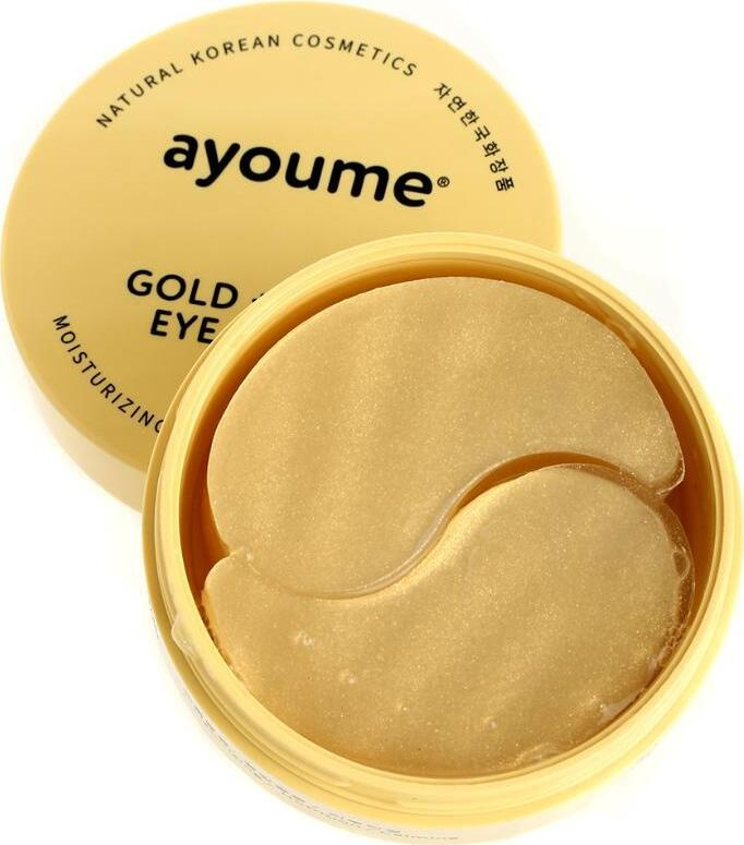 Ayoume Gold Snail Eye Patch гидрогелевые патчи для глаз омолаживающие с золотом и улиточным муцином (60шт.) #1