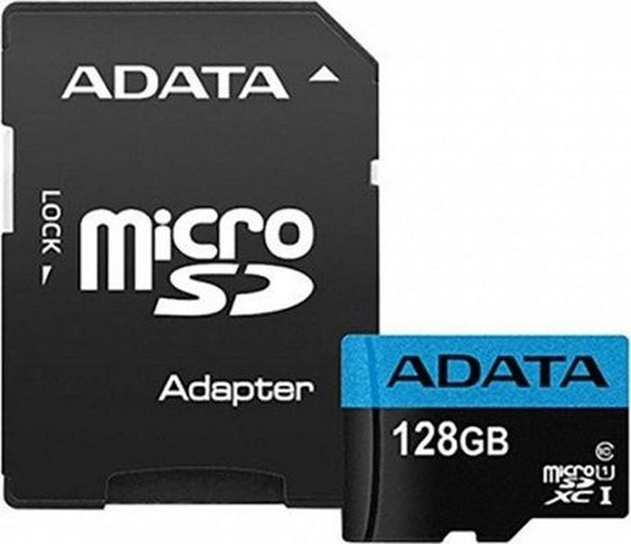 Карта памяти MICROSDXC Adata, 128GB, AUSDX128GUICL10A1-RA1 #1