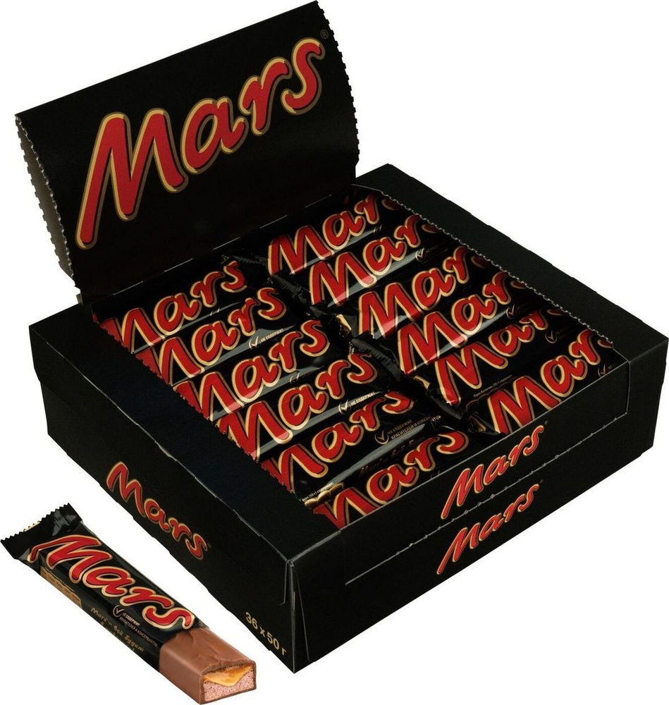 Шоколадный батончик Mars, 36 шт по 50 г #1