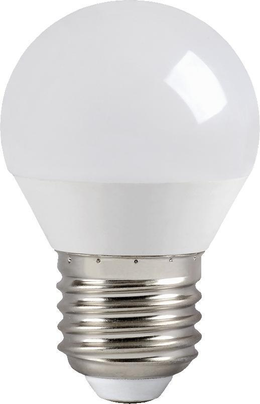 Светодиодная лампа IEK Eco 3W эквивалент 25W 4000K 216Лм E27 шар (комплект из 2 шт.)  #1
