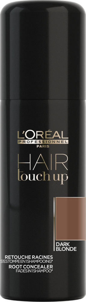 L'Oreal Professionnel Hair Touch Up Спрей для волос, тон темный блонд, 75 мл  #1