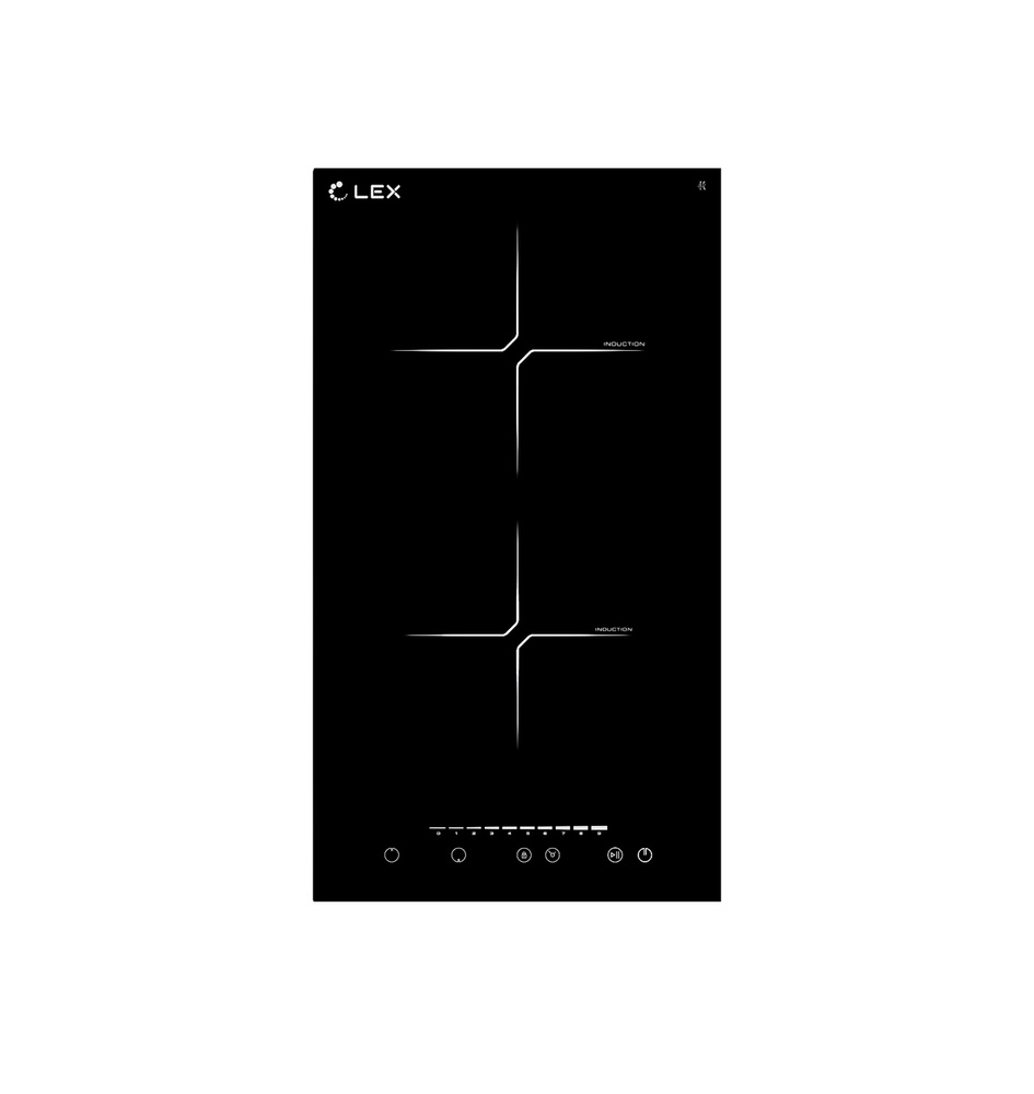 LEX Индукционная варочная панель EVI 320-2 BL, черный #1