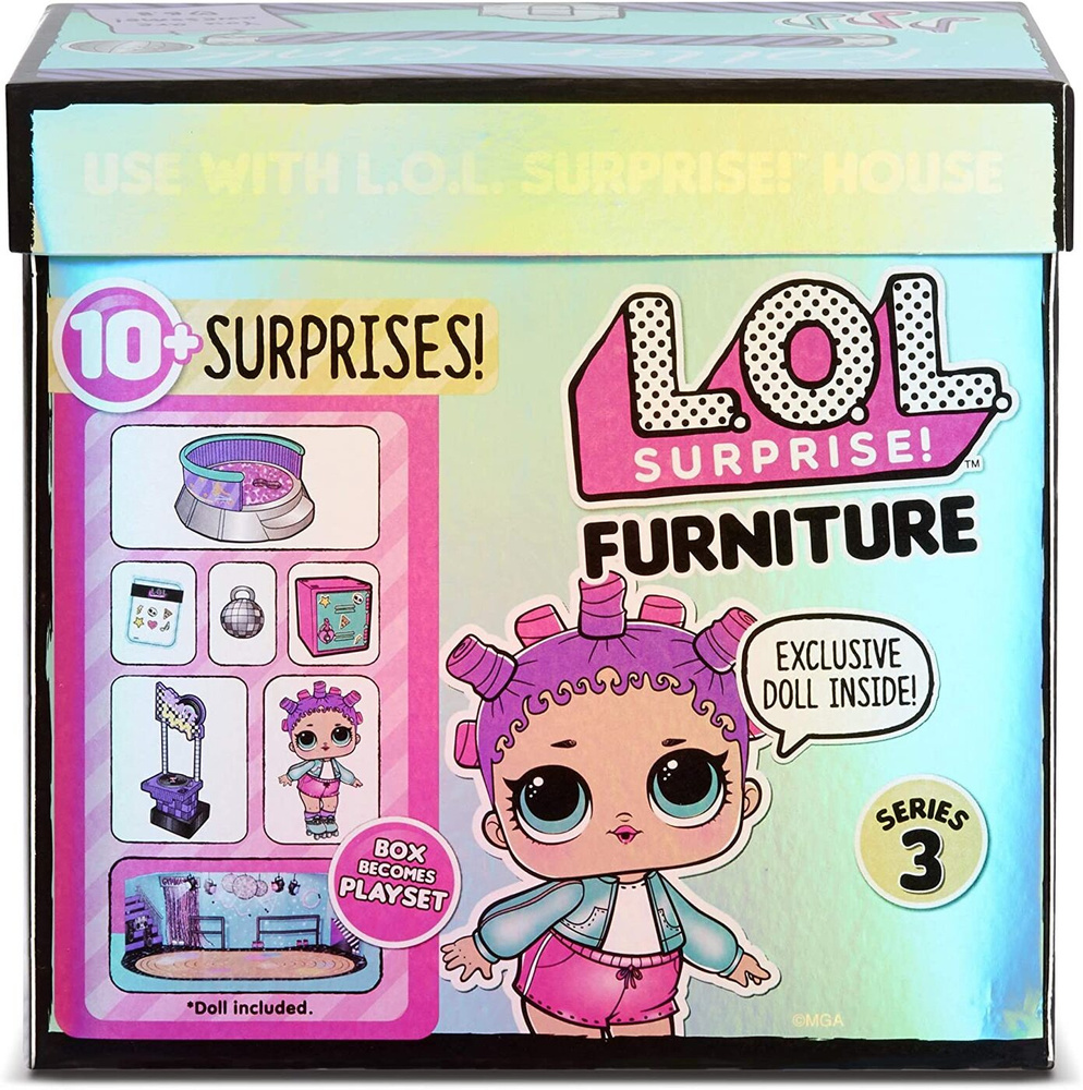 Игровой набор L.O.L. Surprise Furniture серия 3 с мебелью Роллердром, 567103  #1