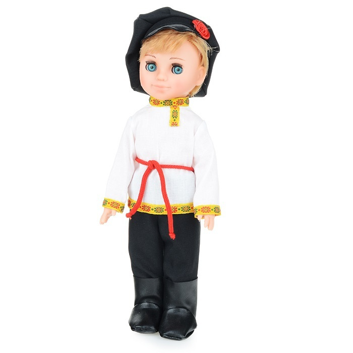 Весна Кукла Мальчик в русском костюме 30 см #1