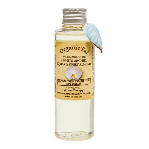 Organic Tai Массажное масло для лица Белая орхидея, Жожоба и Сладкий миндаль 120 мл  #1