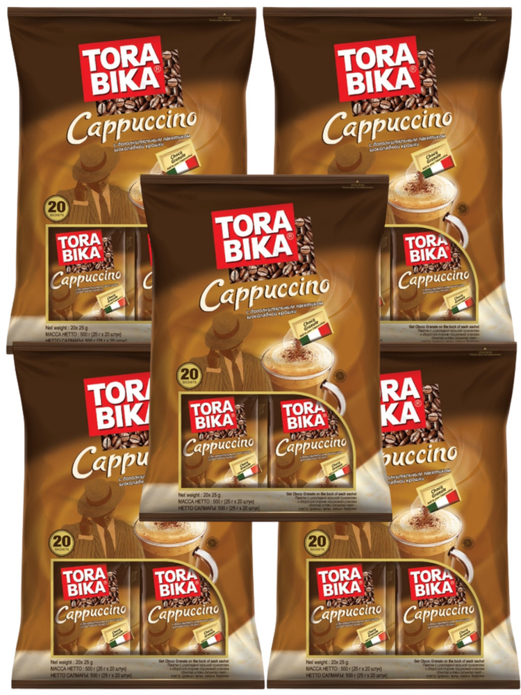 Растворимый кофе TORA BIKA Капучино с шоколадной крошкой (Индонезия) 100 пакетов по 25 гр  #1